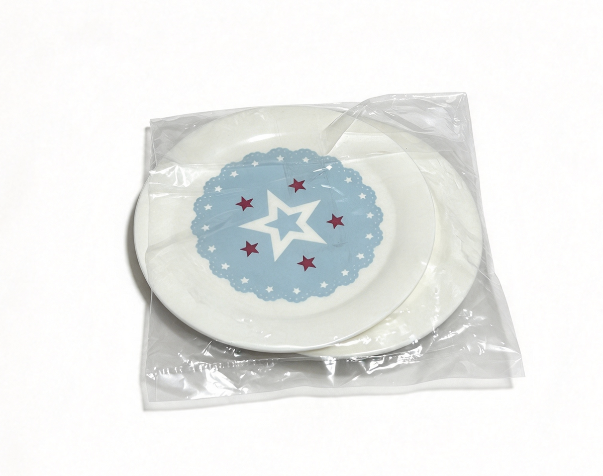 2 Star Pattern Plates FOR 18'' DOLL 2016 Dining Table & Chair II Set