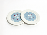 2 Star Pattern Plates FOR 18'' DOLL 2016 Dining Table & Chair II Set