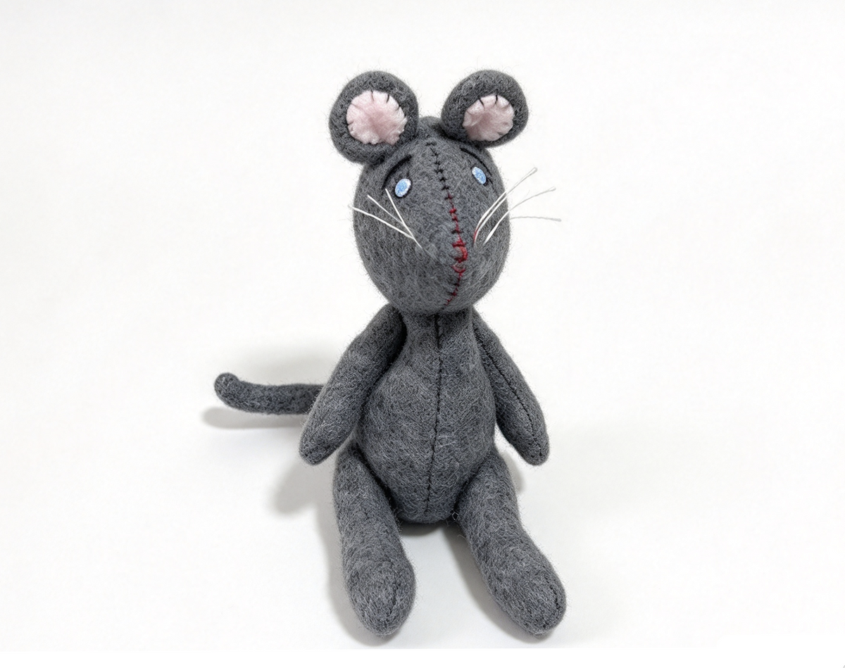 Angelina Ballerina Gray Mouse Doll for 18'' doll play
