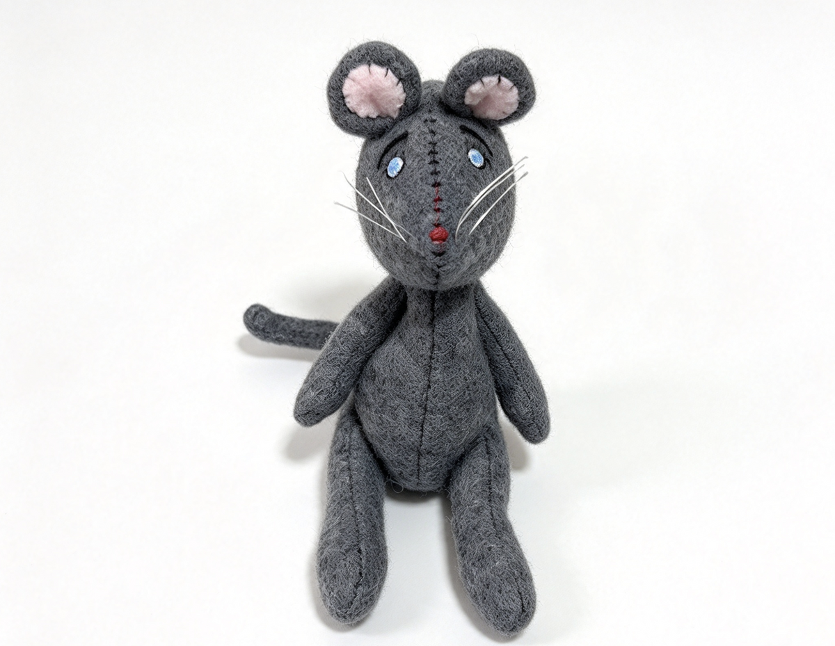 Angelina Ballerina Gray Mouse Doll for 18'' doll play