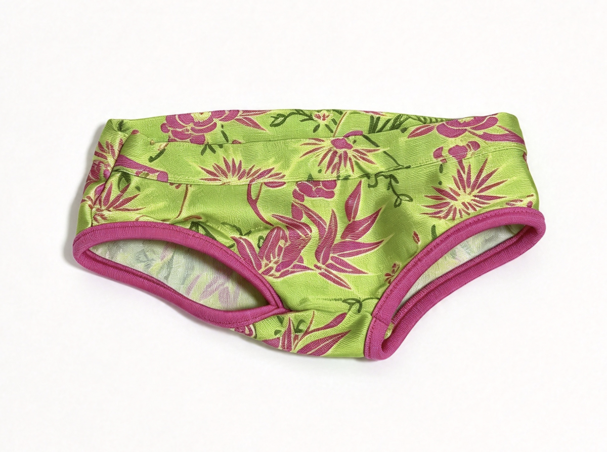 Floral Swim Bottom FOR 18'' DOLL Underwear
