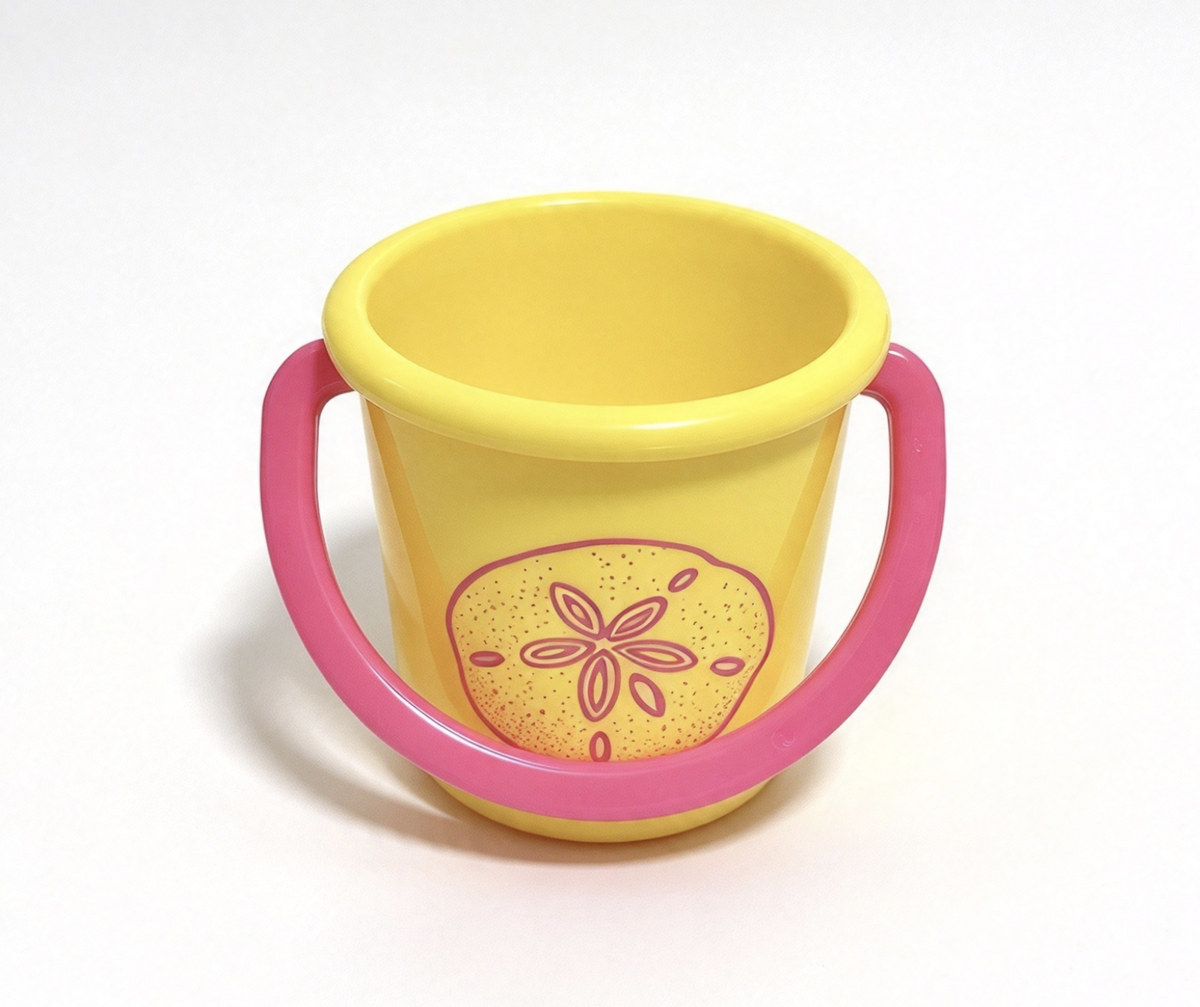 Sand Dollar Print Beach Bucket FOR 18'' DOLL Lea Clark Beach Accessories