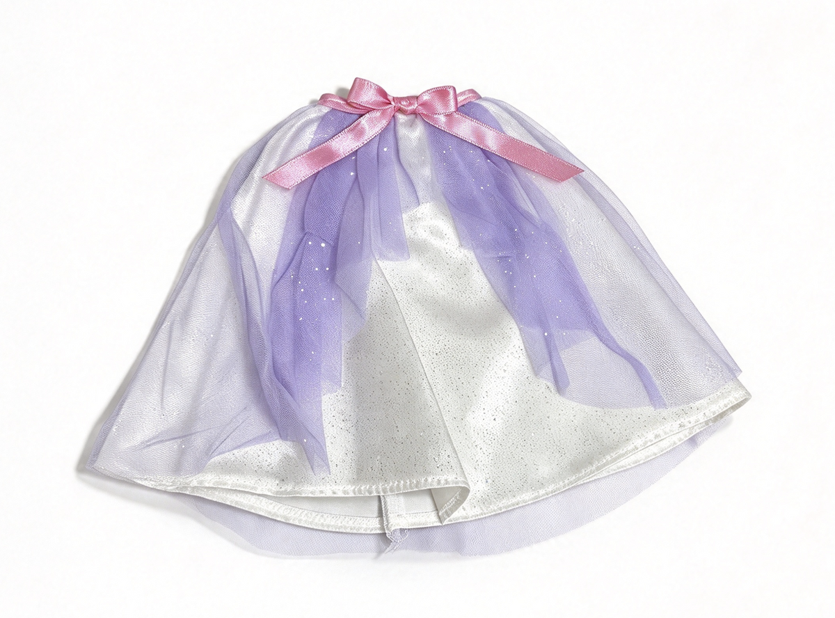 Long-Tiered Mesh Skirt FOR 14.5'' DOLL Emerson Fairy-Tale Dress-Up