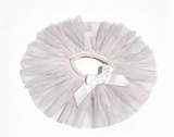 Sparkly Pink Tutu Skirt With White Bow FOR 18'' DOLL