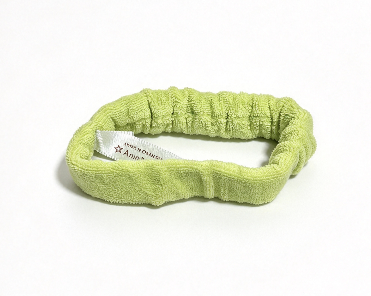 Light Green Terry Cloth Headband FOR 18'' DOLL