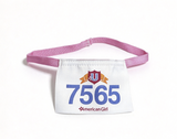Racing Number Bib FOR 18'' DOLL Two-In-One Running Outfit