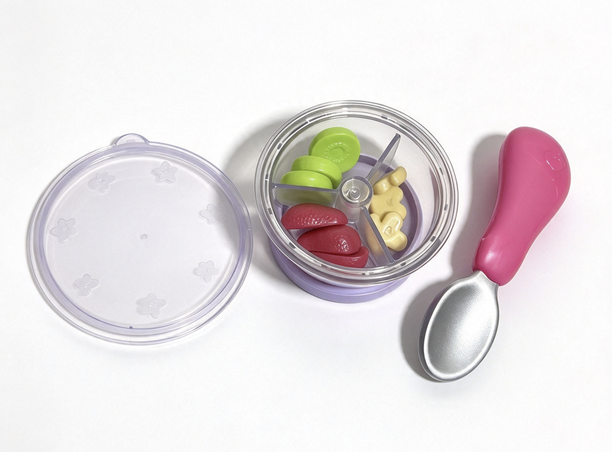 Bitty's Snack Cup & Spoon set for 15'' doll