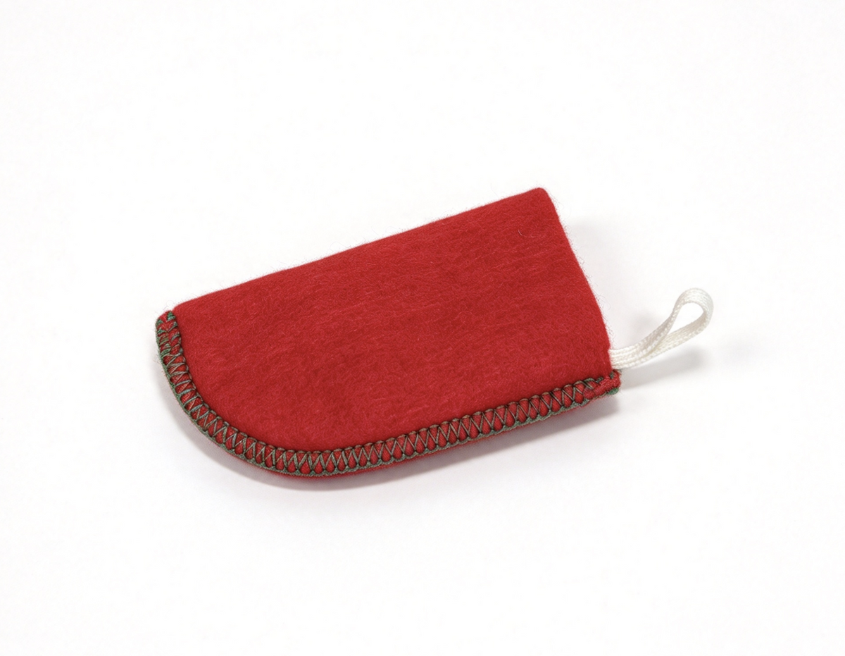 Red Felt Glasses Pouch FOR 18'' DOLL Sunglasses Case