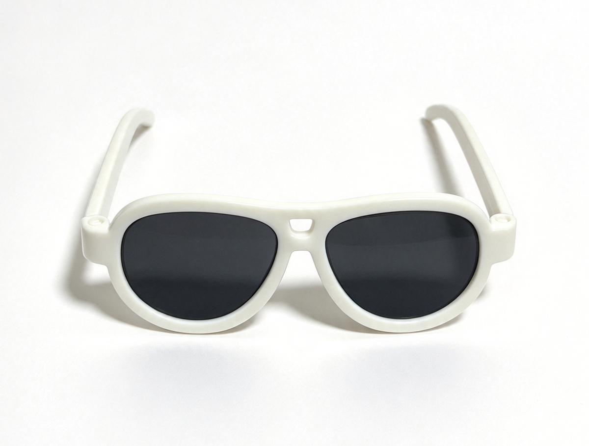 Go Girl Sunglasses for 18'' Doll white glasses