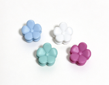 4 multicolored flower hair clips For 18'' Doll Best Sleepover Ever Spa Set