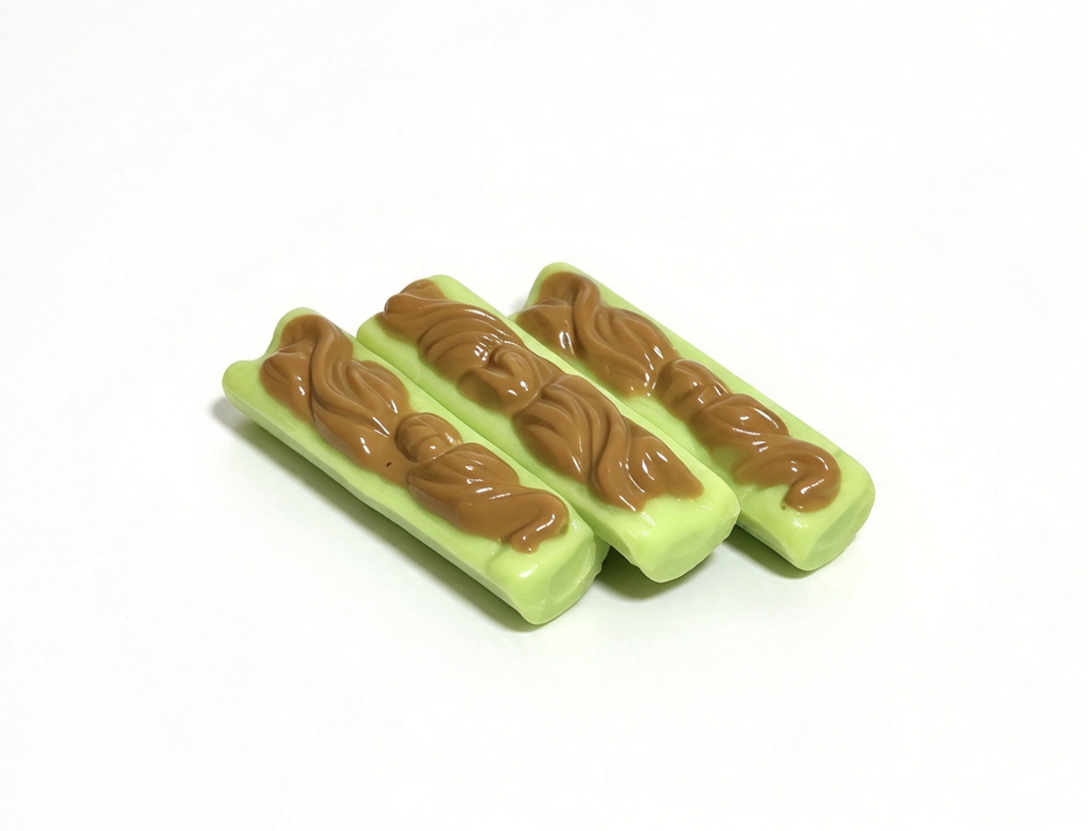 String Meat Food With Green Base FOR 18'' DOLL Food Accessory