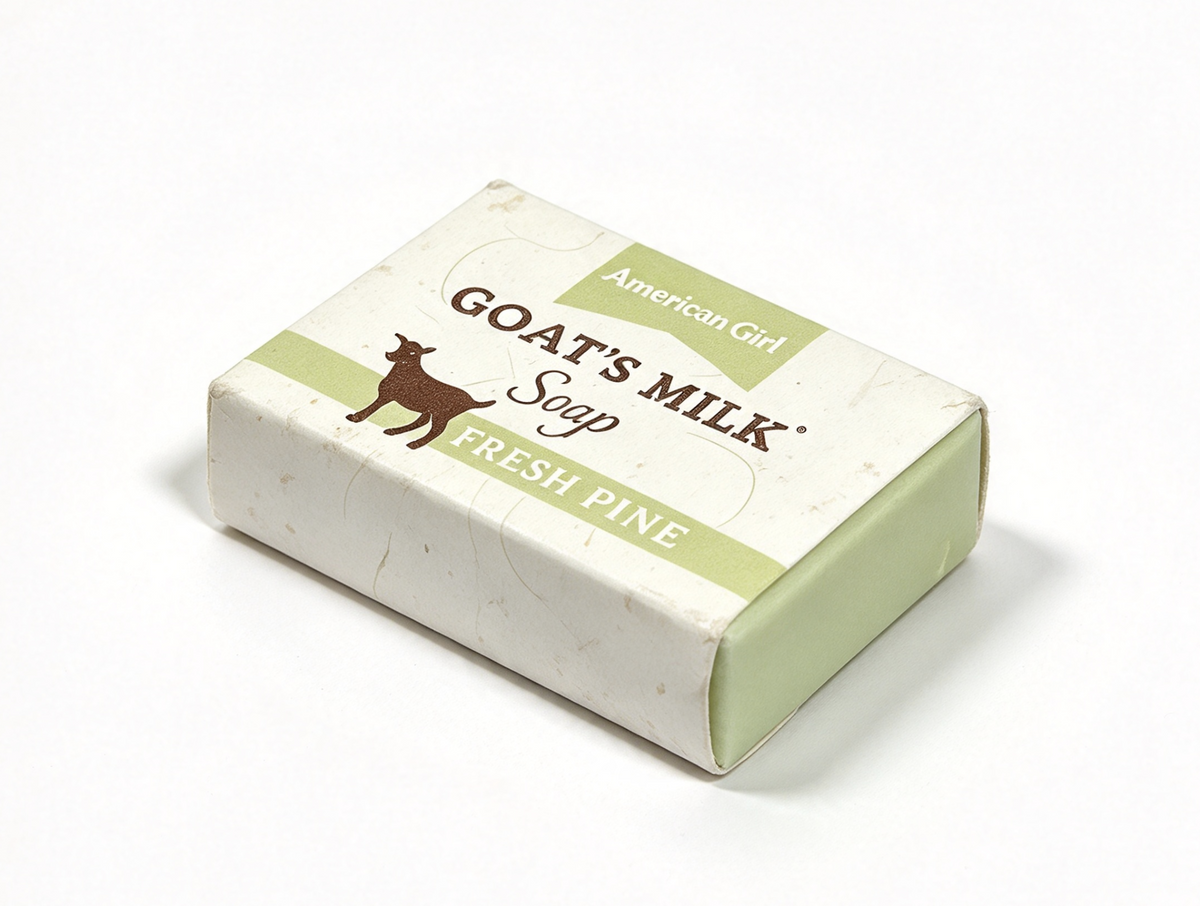 Goat's Milk Fresh Pine Soap FOR 18'' DOLL Bath Accessory