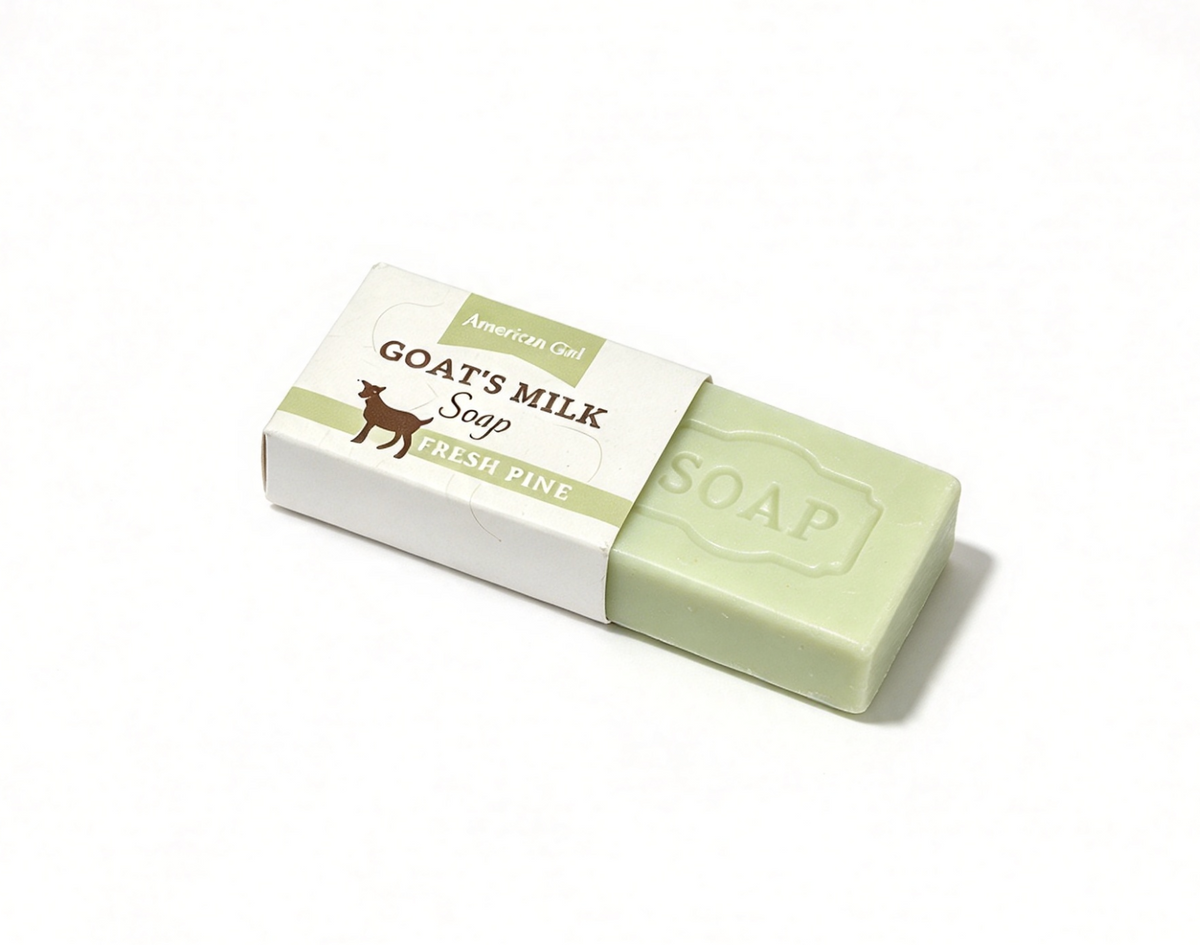Goat's Milk Fresh Pine Soap FOR 18'' DOLL Bath Accessory