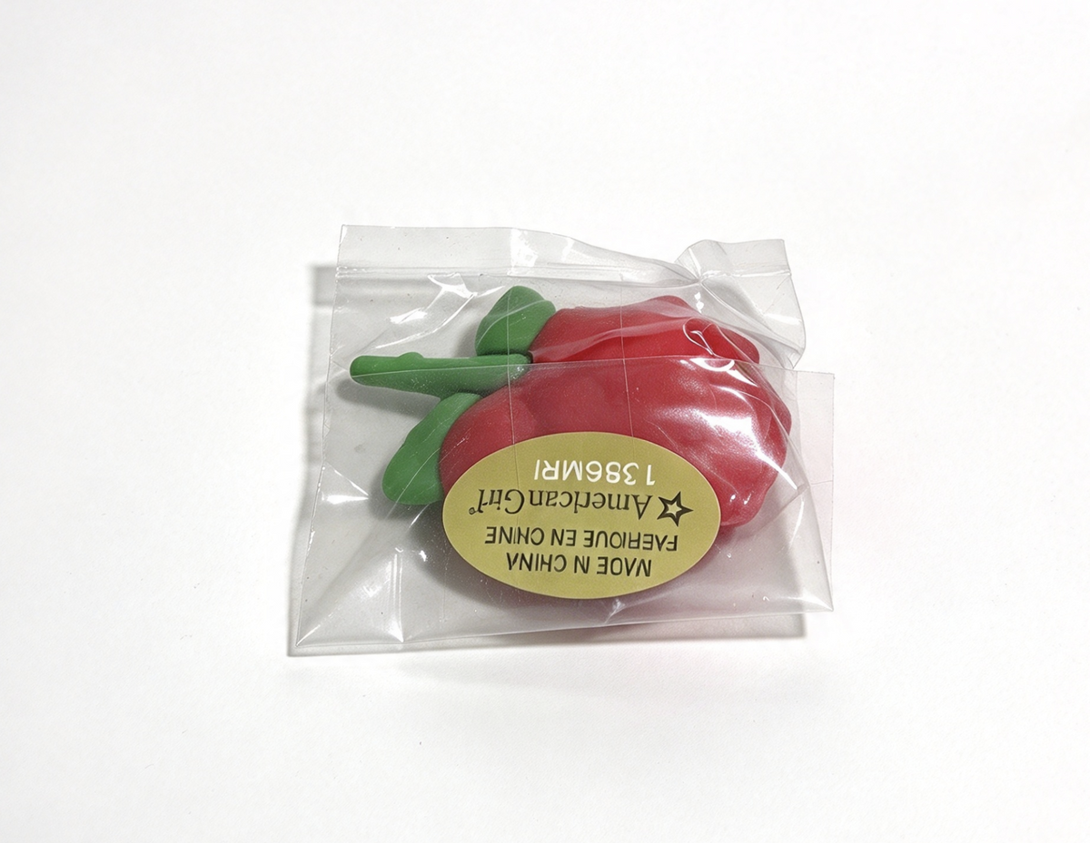 Red Rose Figurine FOR 18'' DOLL Flower Accessory