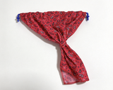 Paisley Fabric Curtain & Rod For 18'' Doll Camp Hangout
