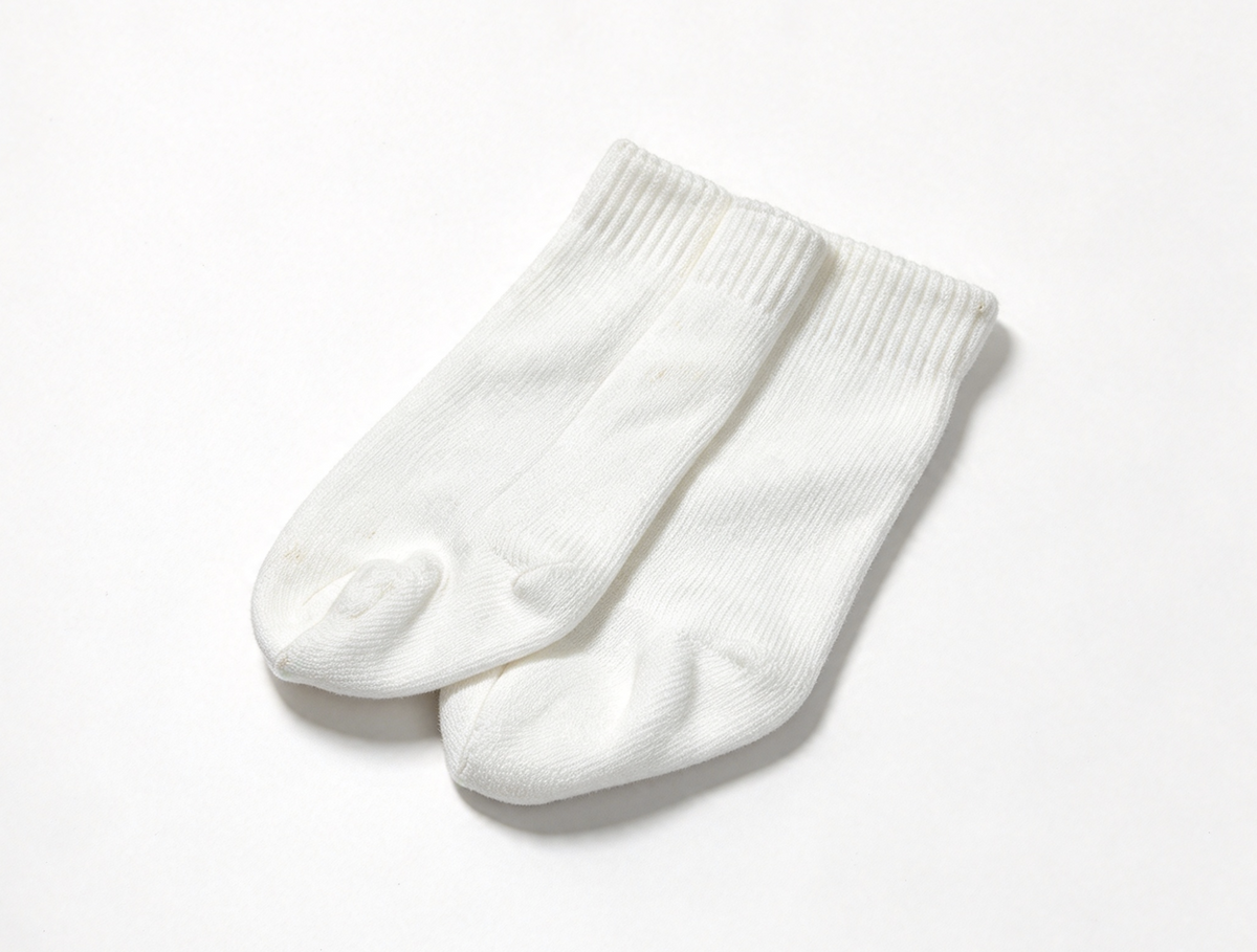 Pair White socks for 18'' Doll