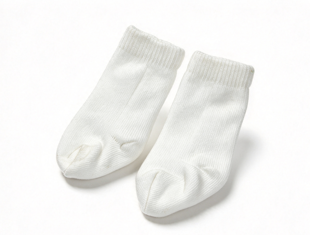 Pair White socks for 18'' Doll