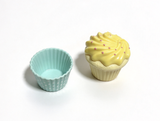 Vanilla Cupcake Cream For 18'' Doll Frosting Icing & Liner Bakery
