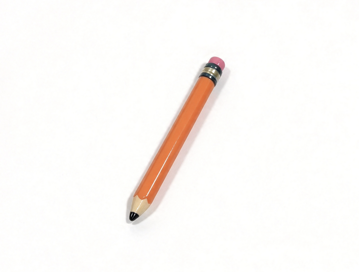 Orange Pencil For 18'' Doll School Accessory