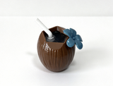 Coconut Drink Cup For 18'' Doll Plush & Summer Accessories