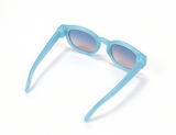 Light Blue Round Sunglasses With Gradient Lenses For 18'' Doll Accessory