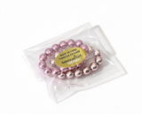2Pcs Metallic Bracelets With Disco-Ball-Inspired Beads For 18'' Doll Spotted Cow Backpack