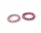 2Pcs Metallic Bracelets With Disco-Ball-Inspired Beads For 18'' Doll Spotted Cow Backpack