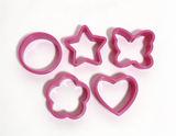 Pack Of 5 Cookie Cutters From Aprons And Recipes Set For 18'' Doll