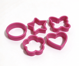 Pack Of 5 Cookie Cutters From Aprons And Recipes Set For 18'' Doll