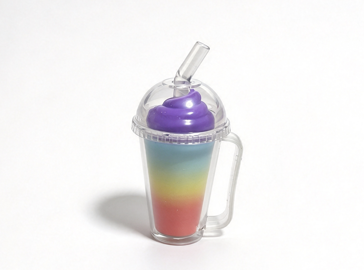 Rainbow Swirl Drink Cup FOR 18'' DOLL Let's Create Accessories