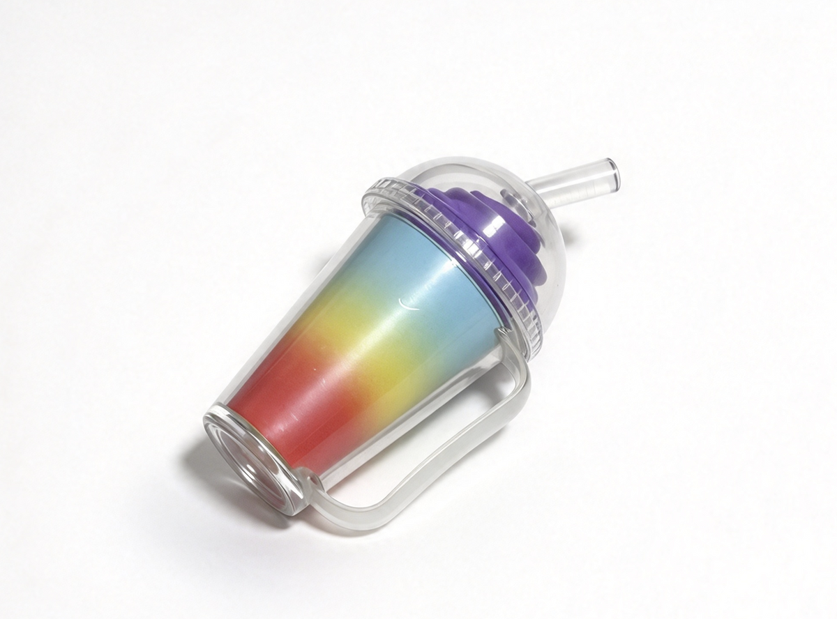 Rainbow Swirl Drink Cup FOR 18'' DOLL Let's Create Accessories