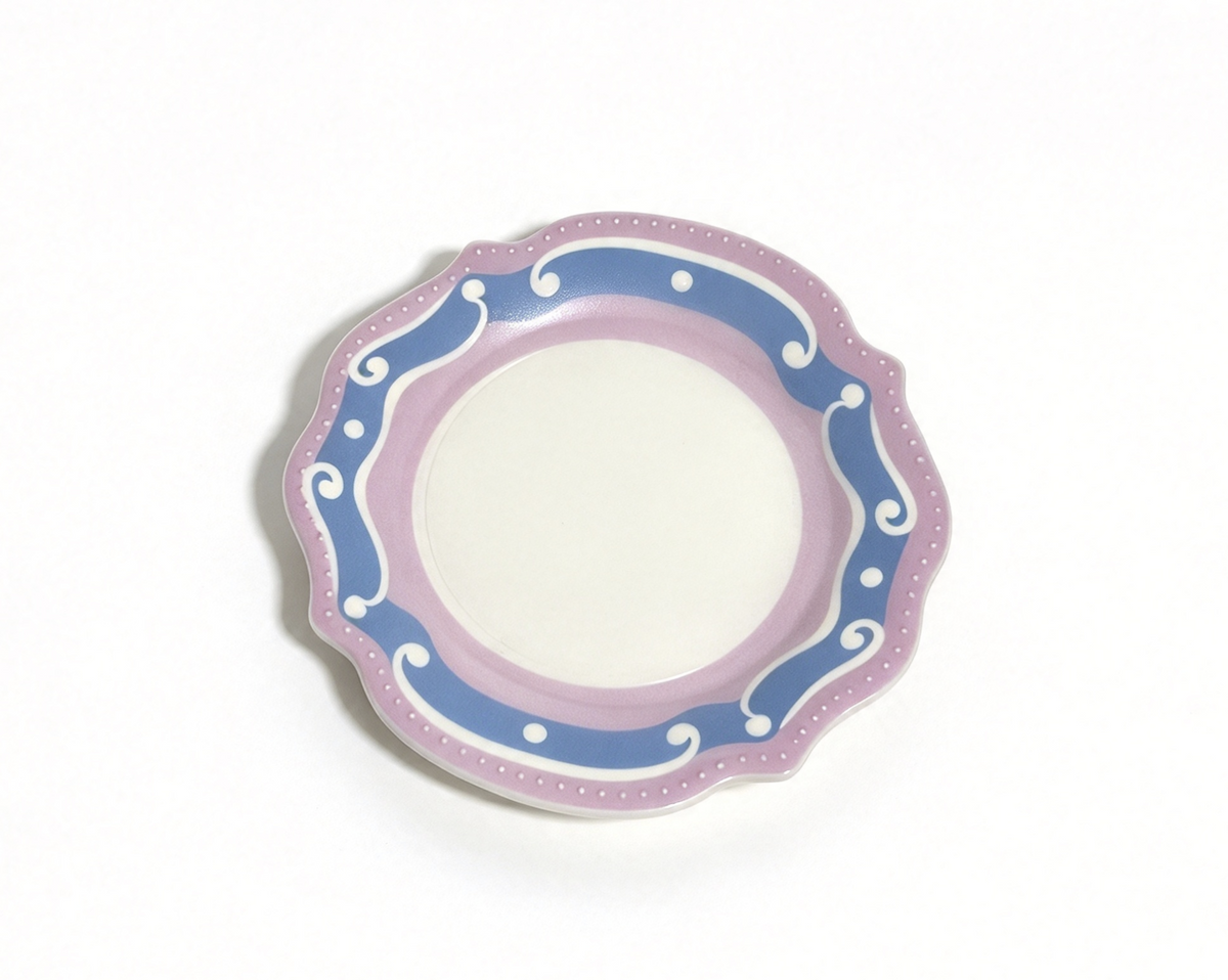 Decorative dessert Plate For 18'' Doll