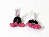 Set Of 2 Pink Bow Hair Ties For 18'' Doll Replacement