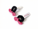 Set Of 2 Pink Bow Hair Ties For 18'' Doll Replacement