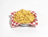 Our Generation French Fries in Basket & Checkered Paper For 18'' Doll