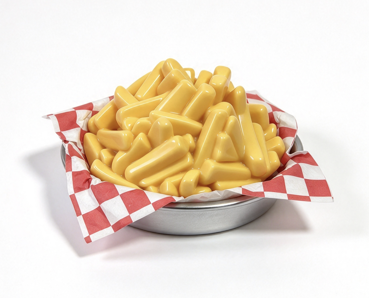 Our Generation French Fries in Basket & Checkered Paper For 18'' Doll