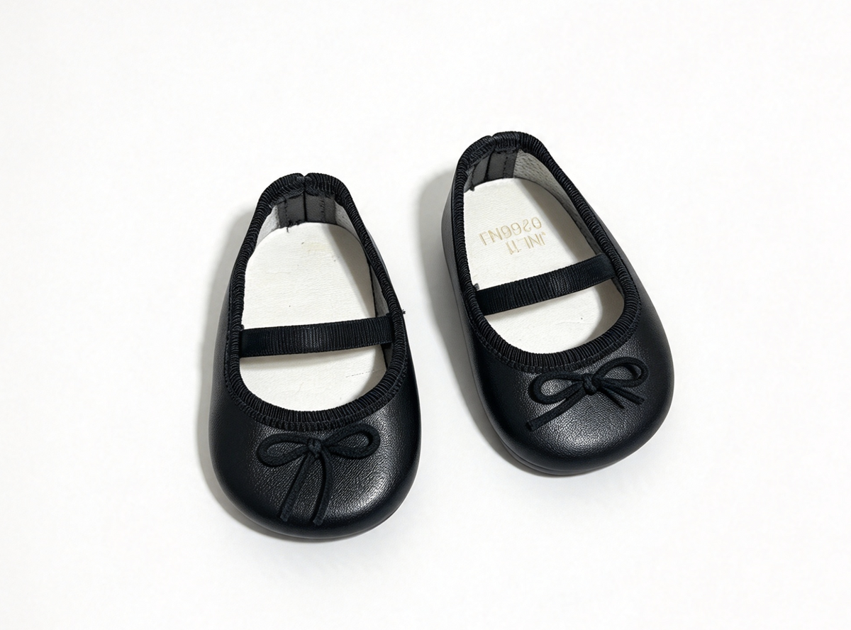 Black Ballet Flats for 18'' doll shoes