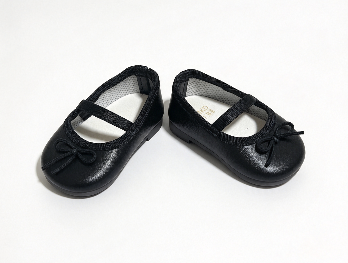 Black Ballet Flats for 18'' doll shoes