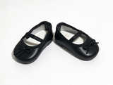 Black Ballet Flats for 18'' doll shoes