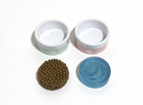 Pet Food Bowl & Water Bowl With Fake Pet Food & Water FOR 18'' DOLL