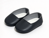 Matte Black Flat Shoes FOR 18'' DOLL Josefina Christmas Dress & Mantilla