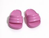 Pink Puffy Strap Platform Slide Sandals Footwear FOR 18'' DOLL