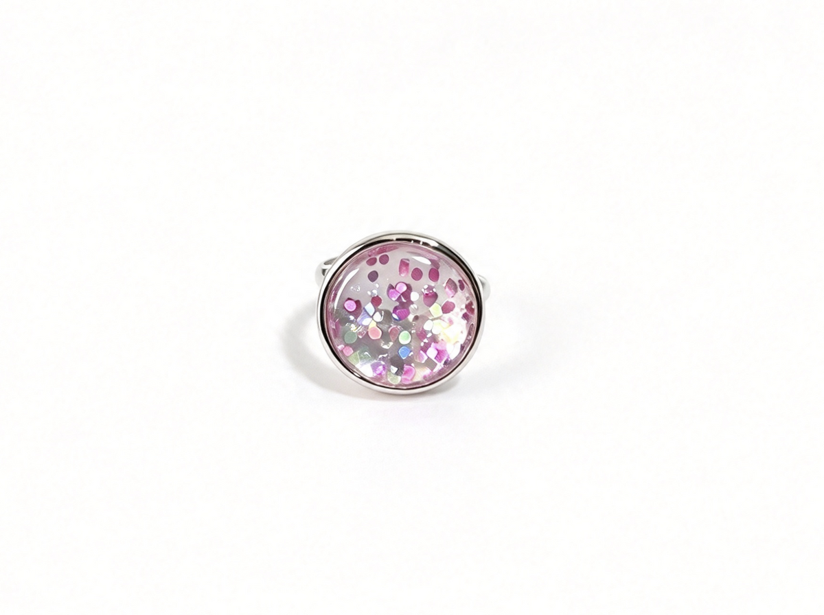 Glitter Adjustable Ring FOR 18'' DOLL X Something Navy 'Tis the Sequin Accessory