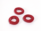 3Pcs Red Fabric Hair Ties Set FOR 18'' DOLL