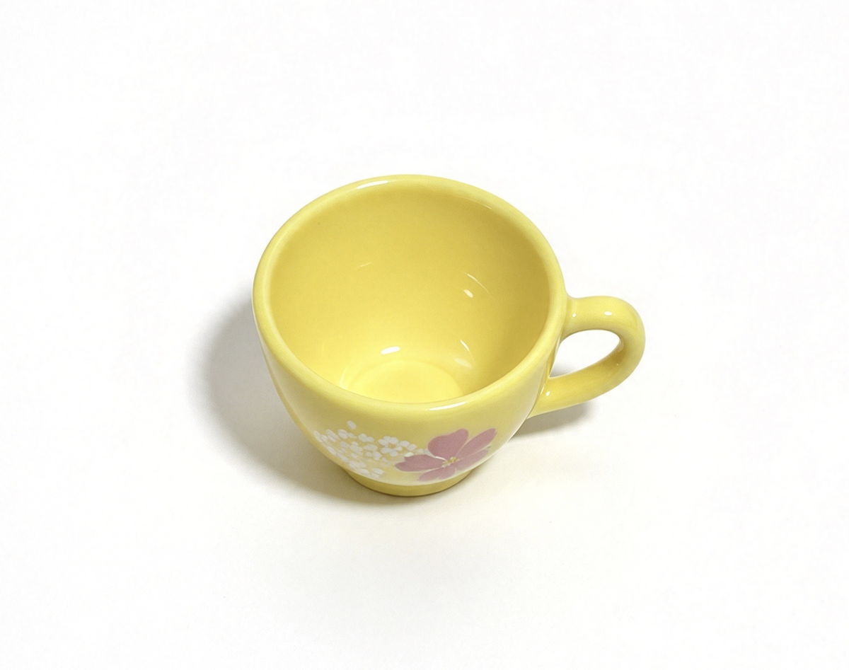 Yellow Tea Cup FOR 14.5'' DOLL Greenhouse Playset