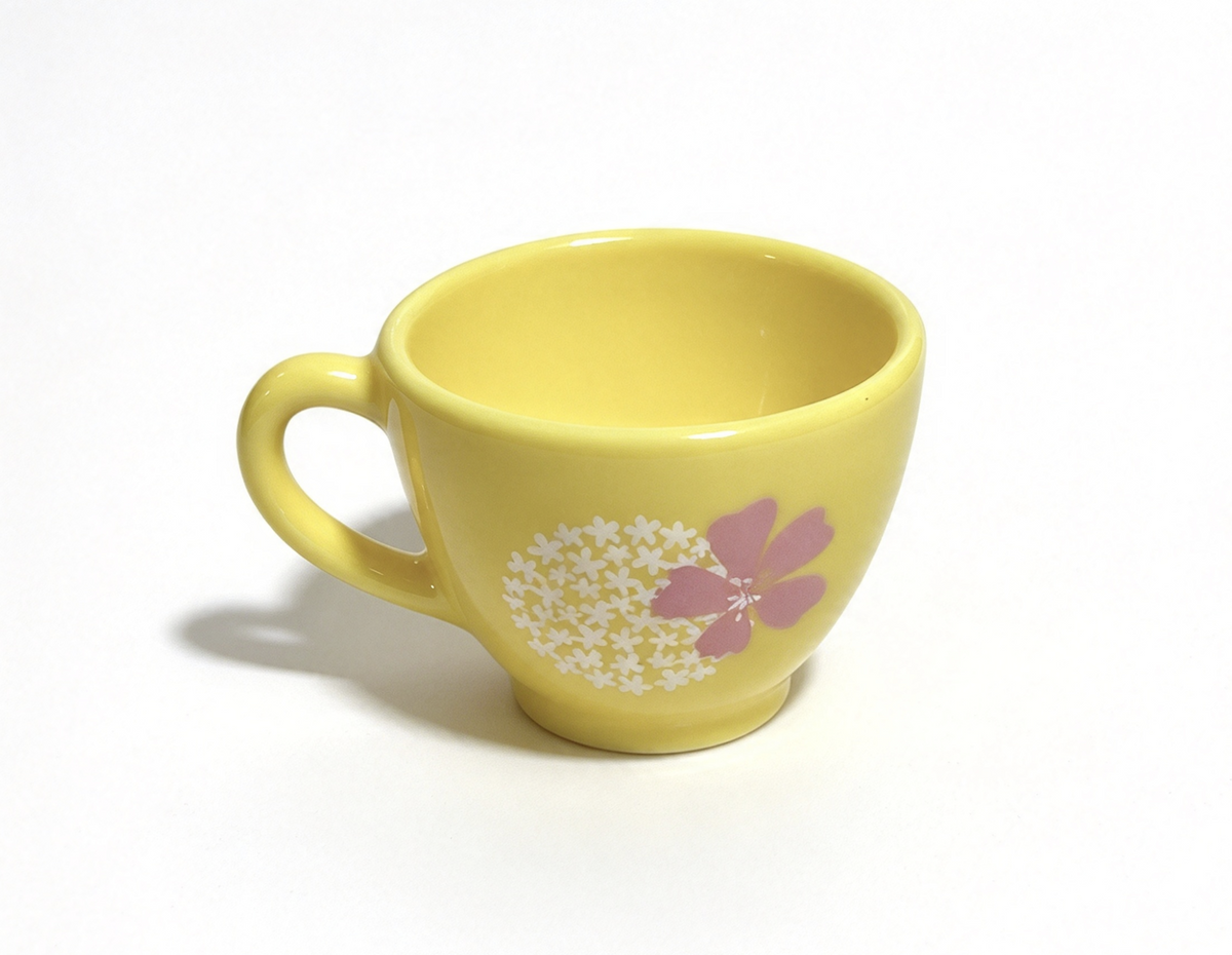 Yellow Tea Cup FOR 14.5'' DOLL Greenhouse Playset