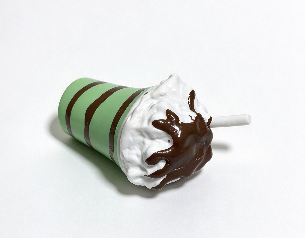 Chocolate Whipped Cream Milkshake FOR 18'' DOLL