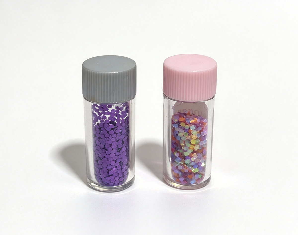 Purple & Rainbow Sprinkle Bottle Set For 18'' Doll Baking Accessory
