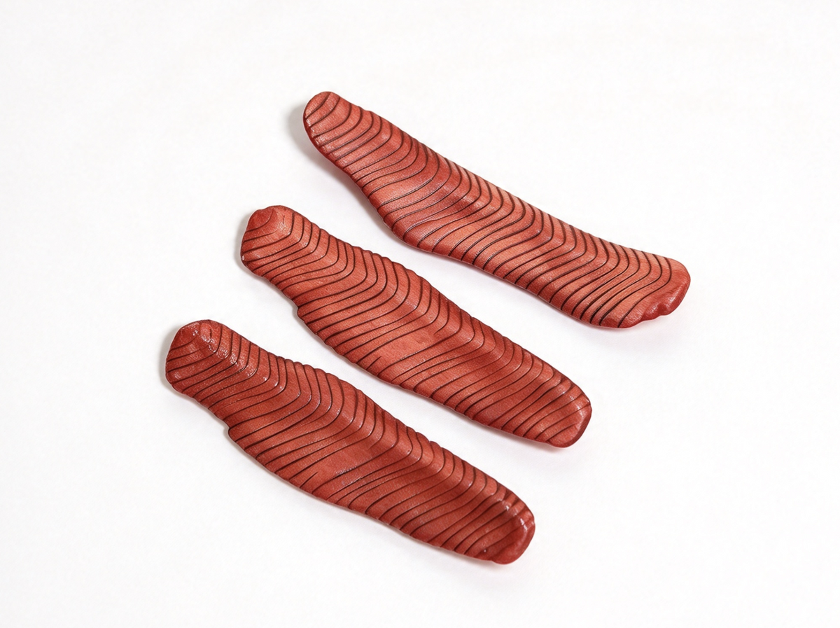 3 Strips Of Dried Salmon Kaya’s Trading Feast & Tule FOR 18'' DOLL