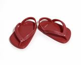 Red Flip Flop Sandals For 18'' Doll Summer Beach Bright & Splashy Tankini